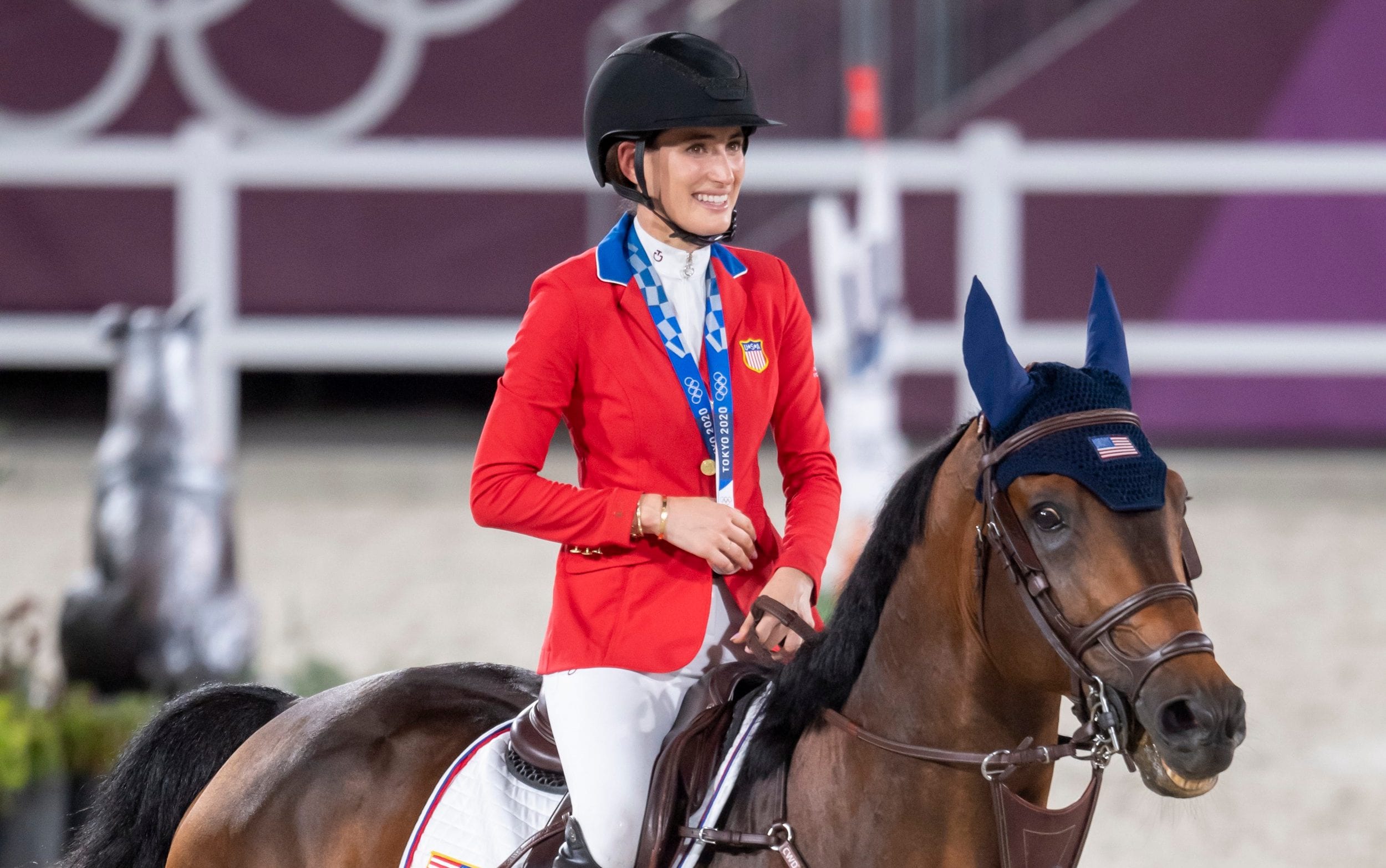 jessica springsteen won equestrian jumping team silver with the united states at the tokyo 2020
